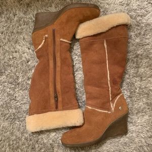 Knee high healed Uggs